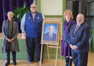Dedication of Oliver Hill portrait at Moton Museum